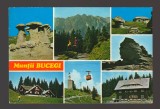 CPIB 25193 CARTE POSTALA - MUNTII BUCEGI, MOZAIC, CIRCULATA, 1980, STAMPILE, TIMBRU