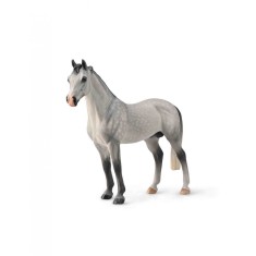 Figurina pictata manual armasar Hanoverian Dappled Grey