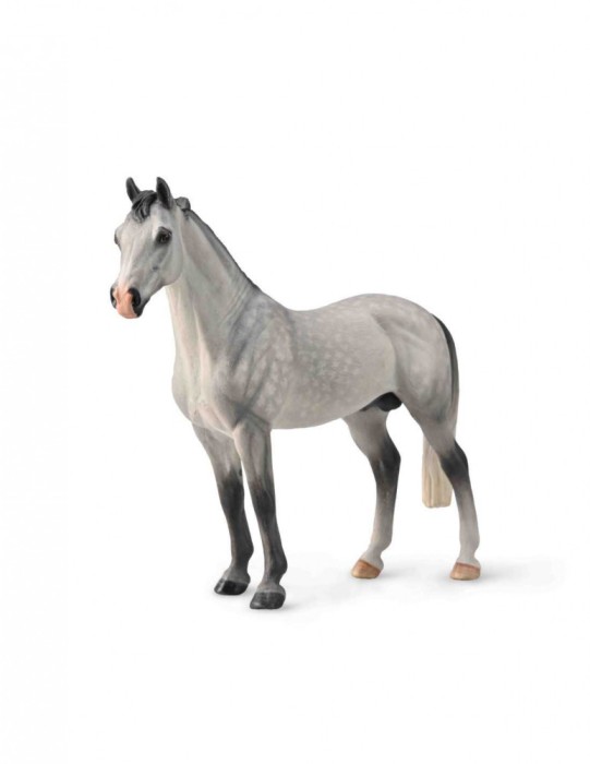 Figurina pictata manual armasar Hanoverian Dappled Grey