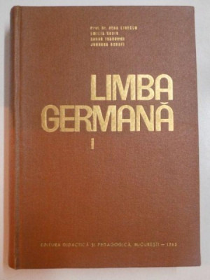 LIMBA GERMANA , VOL. I de JEAN LIVESCU , EMILIA SAVIN , SANDA IOANOVICI , JOHANNA ANDREI , 1963 foto