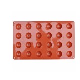 Forma Silicon Bomboane Praline Ciocolata Semisfere 24 Cavitati 28x17 cm