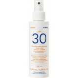 Spray emulsie cu protecție solară și iaurt Korres SPF30 150 ml