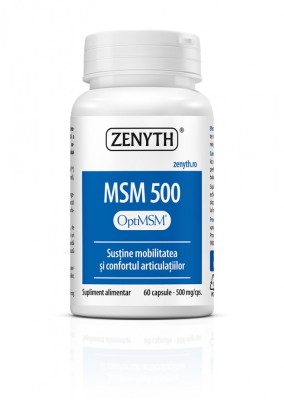 MSM, 60 capsule, sustinerea mobilitatii si flexibilitatii articulatiilor foto
