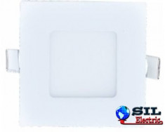 Panou LED patrat 3W 85x85mm 4000K Well foto