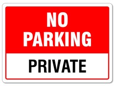 No parking private foto