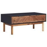 Cumpara ieftin Masuta de cafea, 90x50x40 cm, lemn masiv de acacia si MDF