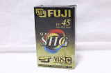 Caseta video VHS-C Super SHG Fuji EC-45 - sigilata