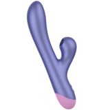 Romp-Pulse Rabbit Dual Vibrator pentru Punctul G Albastru