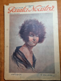 Gazeta noastra 5 decembrie 1929- genica athanasiou,moda,frumusetea feminina
