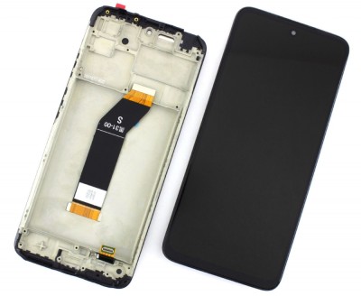 Display Xiaomi Redmi 10 2021 cu Rama Black Negru foto
