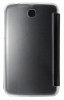 Husa tip carte neagra spate transparent cu stand pentru Samsung Galaxy Tab 3 P3200 (SM-T211) / P3210 (SM-T210), Vodafone