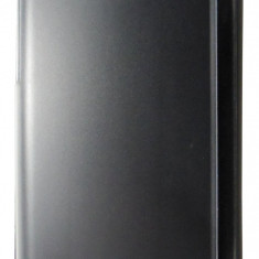 Husa tip carte neagra spate transparent cu stand pentru Samsung Galaxy Tab 3 P3200 (SM-T211) / P3210 (SM-T210)
