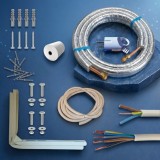2 m - 9000 BTU - 12000 BTU - Kit complet instalare AC (Izolatie Aluminiu) - Premium- UV Protect