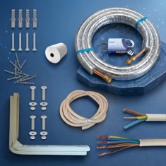 6 m - 9000 BTU - 12000 BTU - Kit complet instalare AC (Izolatie Aluminiu) - Premium- UV Protect