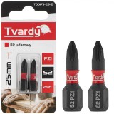 Set biti de impact PZ1, 25 mm, S2, 2 bucati, Tvardy T00173-25-2