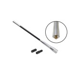 Tija antena auto Automax Aluminiu 20cm , filet de 5 mm AutoDrive ProParts