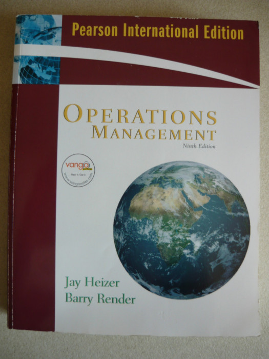 JAY HEIZER / BARRY RENDER - OPERATIONS MANAGEMENT - 2008