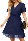 Cumpara ieftin Rochie de vara casual GRECERELLE, bleumarin, M - OUTLET
