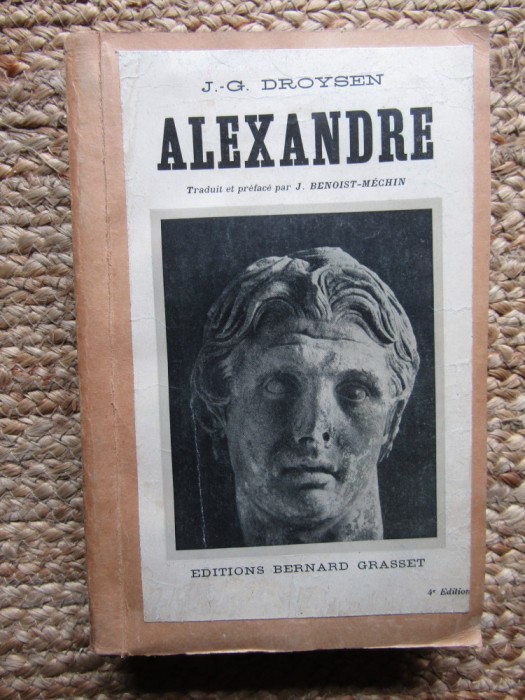 J G Droysen Alexandre Grasset 1935