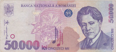 ROMANIA 50000 LEI 1996 VF foto
