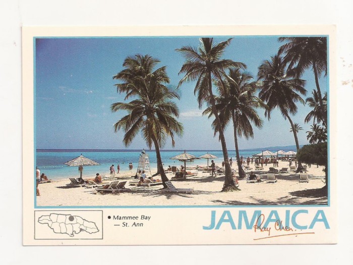 FA24-Carte Postala- JAMAICA - Mammee Bay, St. Ann, circulata 1988