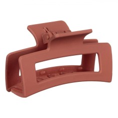 Clamă Păr Femei, Teracota Mat, 8.5cm