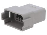 Conector cablu-cablu PX0 tată 12 pini gri IP68