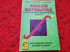 AURELIA CATANA ANALIZA MATEMATICA EXERCITII ,PROBLEME SI INDRUMARI METODOLOGICE foto