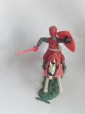 bnk jc Figurina de plastic - cavaler medieval calare cu lance