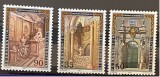 PC85 - Liechtenstein 1987 Arta/ Palatul Liechtenstein Viena, serie MNH, 3v, Nestampilat