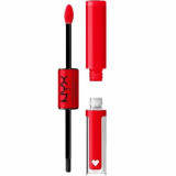 Ruj de Buze, NYX Professional Makeup, Shine Loud, 17 Rebel In Red, 3.4 ml