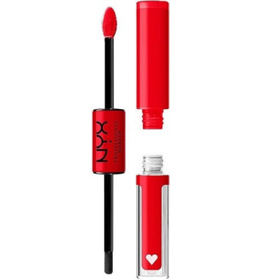 Ruj de Buze, NYX Professional Makeup, Shine Loud, 17 Rebel In Red, 3.4 ml foto