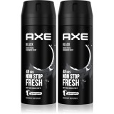 Axe Black Frozen Pear &amp; Cedarwood spray şi deodorant pentru corp ambalaj economic 2 x 150 ml