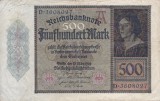 GERMANIA 500 marci 1922 VF!!!