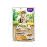 Stuzzy Cat, plic bucati sos sterilized pui, 85 g