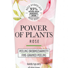 Peeling facial cu granulatie fina Trandafir Power Of Plants, 75ml, Lirene