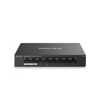 Mercusys Desktop switch 8 porturi Gigabit, MS108GP, 7 porturi POE foto