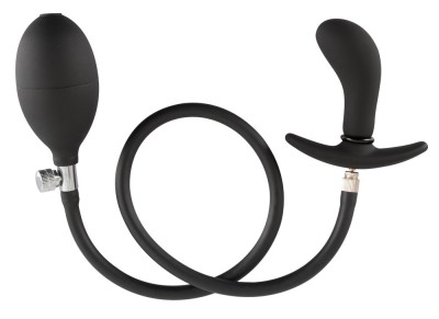 Dop Anal Gonflabil, Silicon, Negru foto