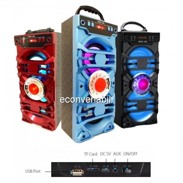 Boxa Portabila cu Bluetooth, Radio FM, AUX, Slot USB si SD MS190BT Boxa Portabila cu Bluetooth, Radio FM, AUX, Slot USB si SD MS190BT