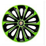 Set 4 capace roti Extra strong green R14 pentru gama auto Alfa Romeo, Autohelix MSA
