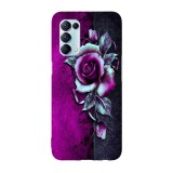 Husa compatibila cu Oppo Find X3 Lite model Vintage rose art, Silicon, TPU, Viceversa, Transparent, Carcasa