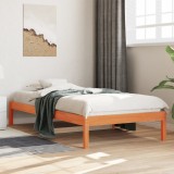 VidaXL Pat de zi fără saltea, maro ceruit, 80x200 cm, lemn masiv pin