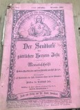 CRT2DE Carte veche Germana - Der Sendbote des gottlichen Herzens Jesu (Noiembrie 1906, Innsbruck) - Revista catolica