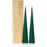 Ester &amp; erik cone candles marble green (no. 58) lumanare 2x25 cm