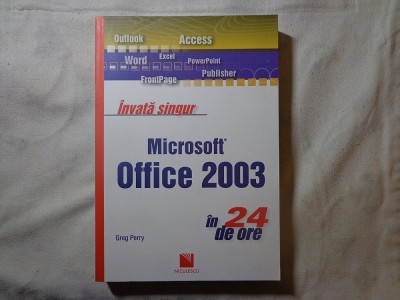 Carte Invata singur Office 2003 foto