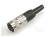 Conector M16 Mama 5 Pini 100V 5A IP40 Argintat Serie C091A Amphenol