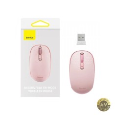 Mouse Wireless Baseus F01B Tri-Mode 1600DPI BT / Wi-Fi Roz B01055503413-00