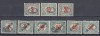 ROMANIA1919 EMISIUNEA DEBRETIN I TIMBRE MAGHIARE PORTO LOT GUMA ORIGINALA, Nestampilat