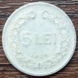 (MR36) MONEDA ROMANIA - 5 LEI 1949, REPUBLICA POPULARA ROMANA, Aluminiu