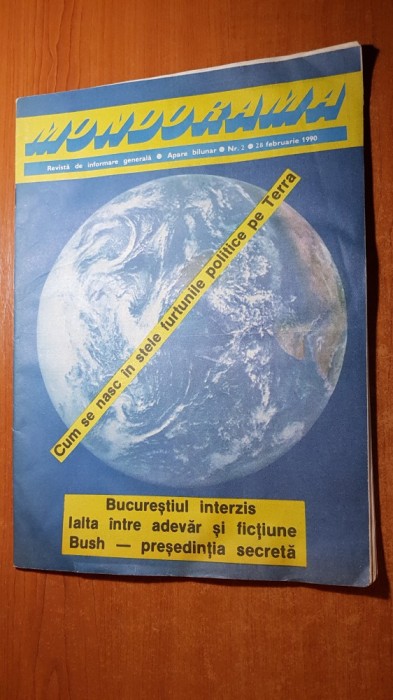 revista mondorama 28 februarie 1990-anul 1 nr. 2